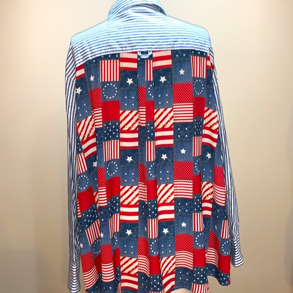 Multiples Stars And Stripes Button Down - image 2